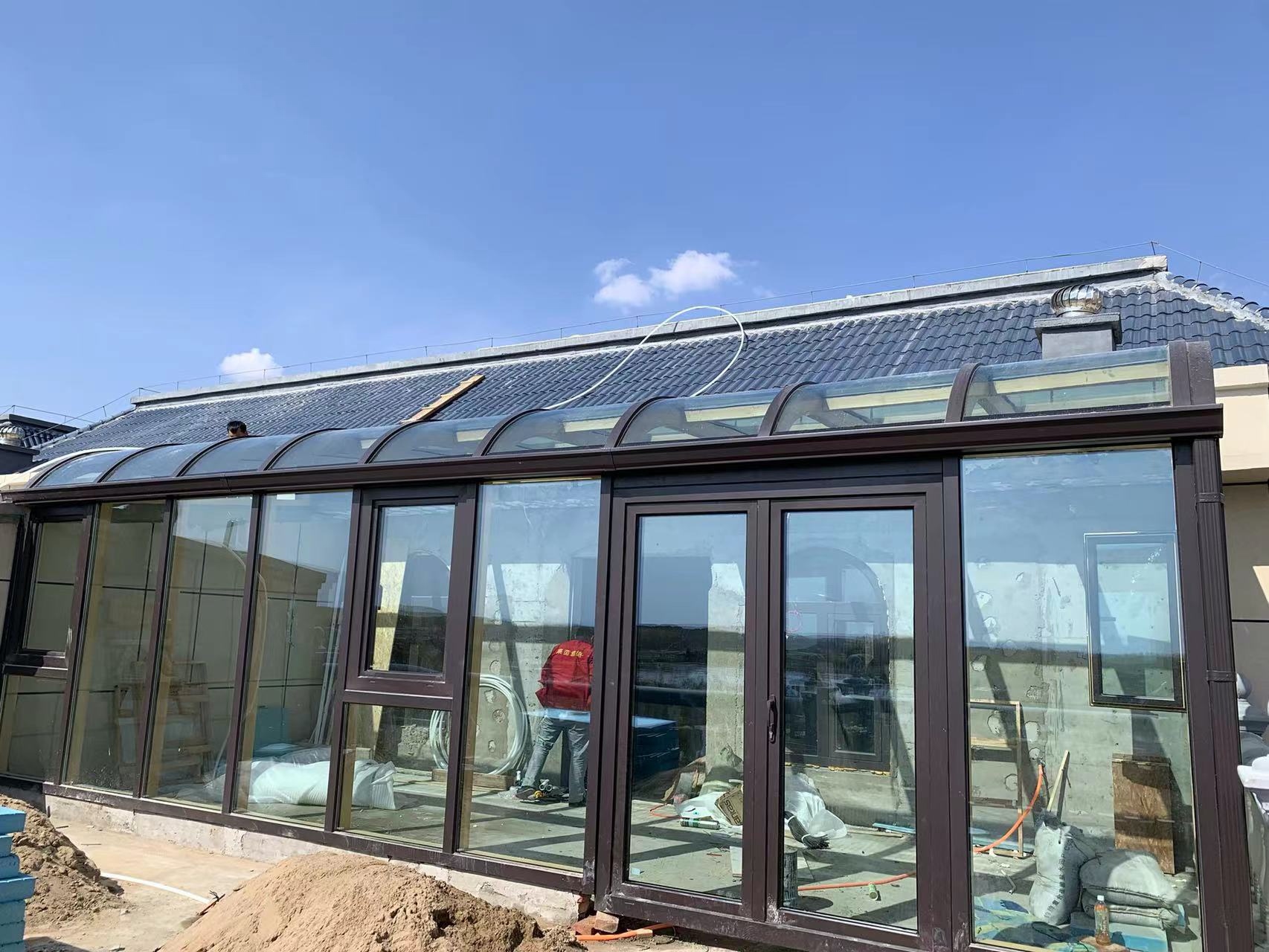 內蒙古多倫縣弧頂陽光房